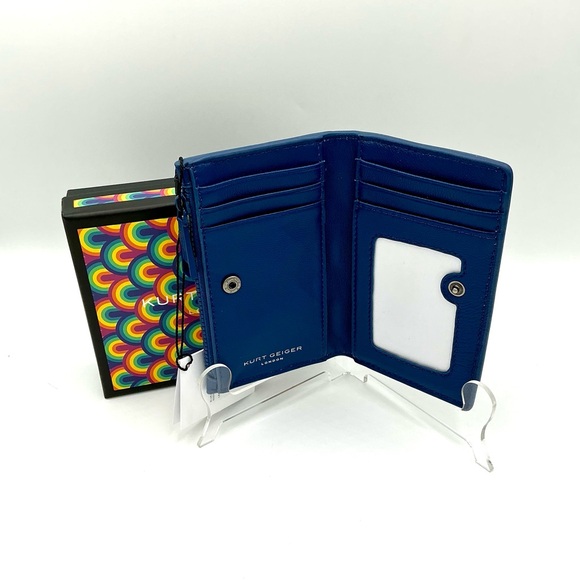 Kurt Geiger London Kensington Quilted Leather Bifold Wallet #986 - Picture 3 of 3